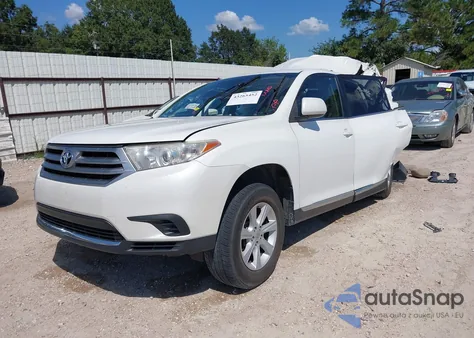 2013 Toyota Highlander из США, поврежденный, VIN 5TDZA3EHXDS042859